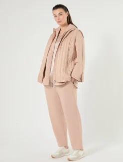 Gilet trapuntato - ROSA ANTICO