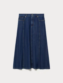 Gonna in denim - BLU