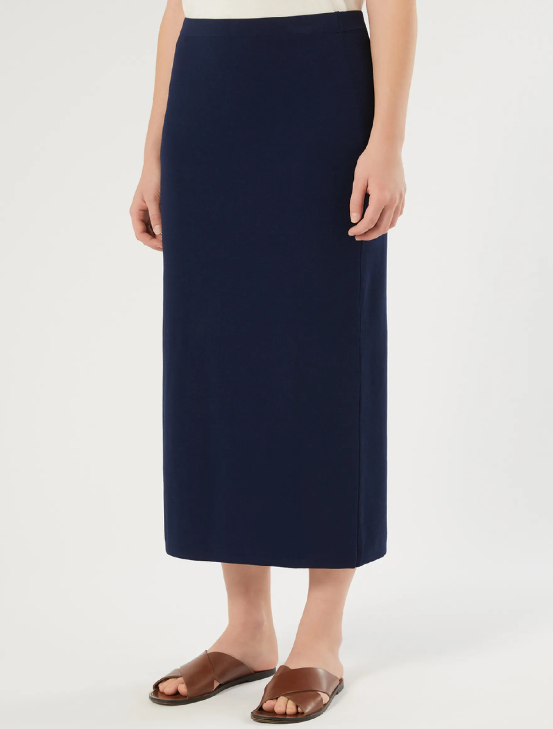 Gonna in viscosa stretch - BLU NOTTE