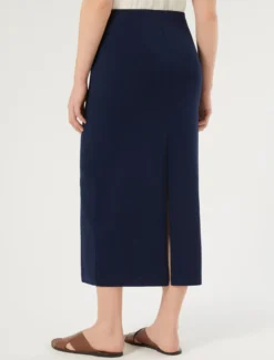 Gonna in viscosa stretch - BLU NOTTE