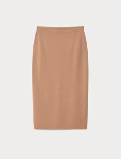 Gonna in viscosa stretch - CARAMELLO