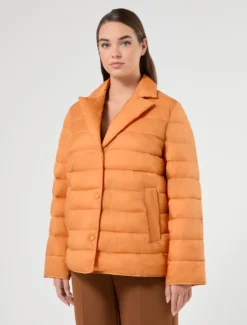 Imbottito in tela di nylon antigoccia - ARANCIO