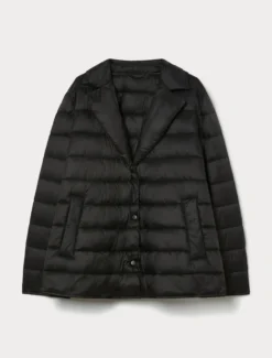 Imbottito in tela di nylon antigoccia - NERO