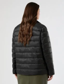 Imbottito in tela di nylon antigoccia - NERO