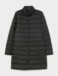 Imbottito in tela di nylon antigoccia - NERO