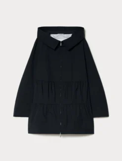 Impermeabile in microtwill antigoccia - BLU NOTTE