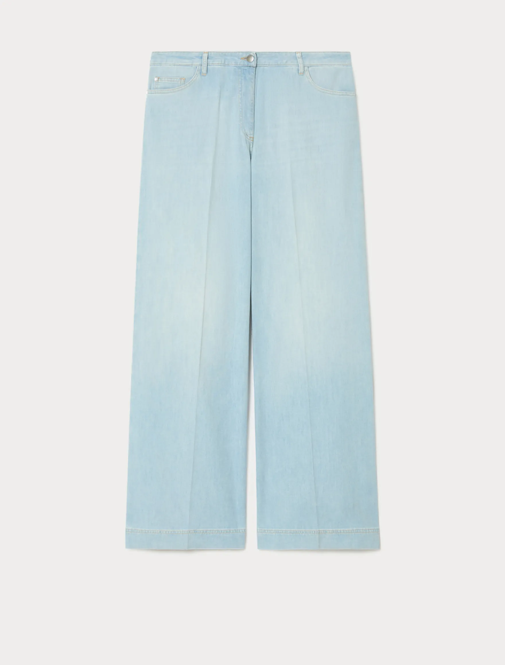 Jeans in cotone tencel - AZZURRO