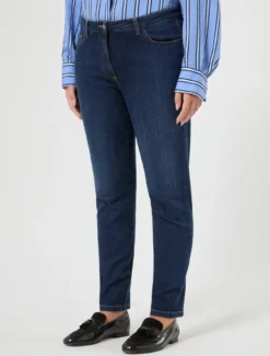 Jeans Perfect fit in denim stretch - BLU NOTTE