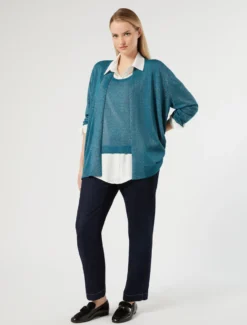 Jeans regular in denim - BLU NOTTE