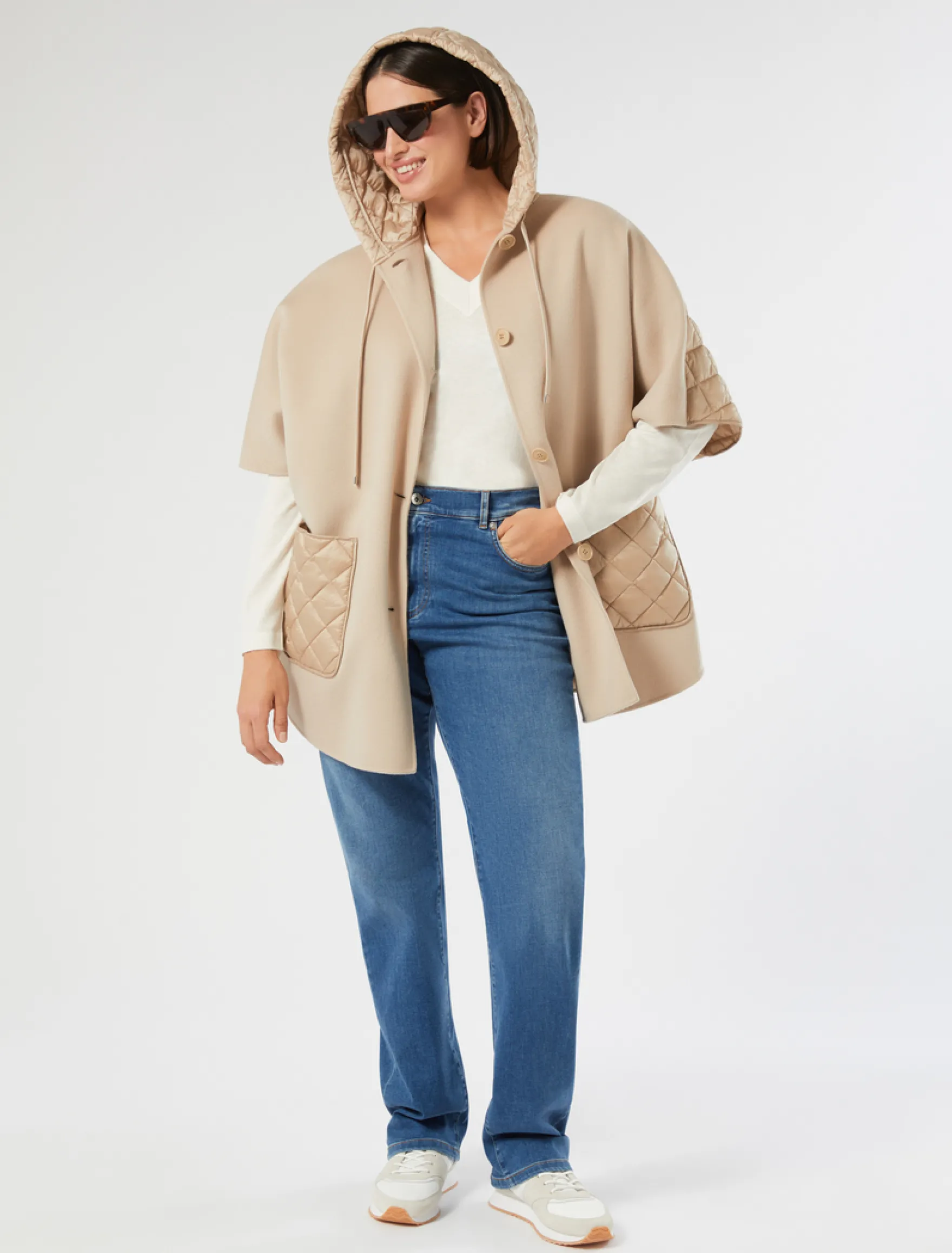 Jeans regular in denim di cotone - BLU