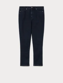 Jeans slim in denim di cotone - BLU