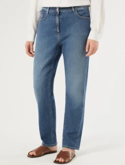 Jeans slim in denim stretch - BLU NOTTE