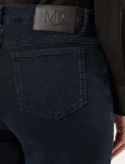 Jeans wide leg in denim stretch - BLU