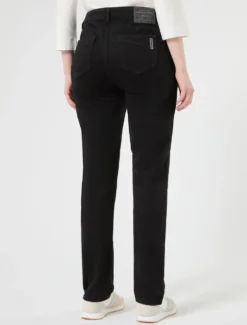 Jeans Wonder fit in denim compatto - NERO