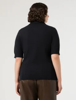 Maglia dolcevita in cachemire - BLU NOTTE