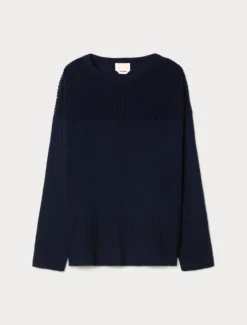 Maglia in cordonetto - BLU NOTTE