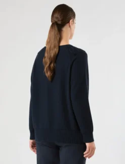Maglia in cordonetto di cotone - BLU