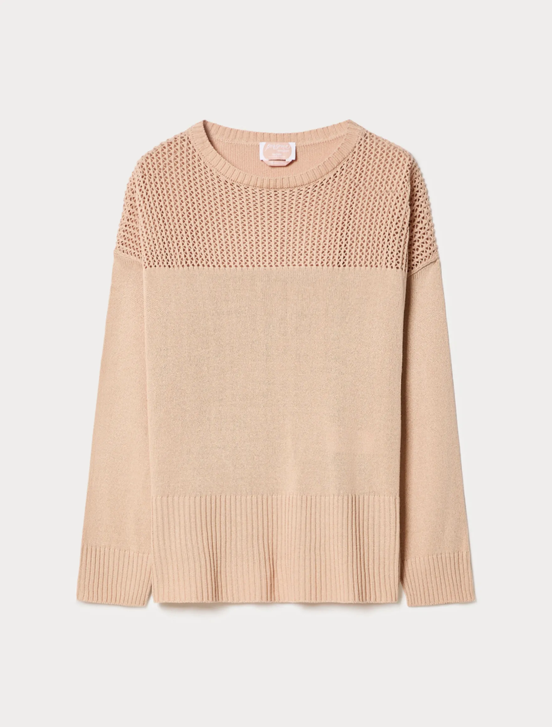 Maglia in cordonetto - ROSA ANTICO