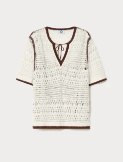 Maglia in cotone - AVORIO