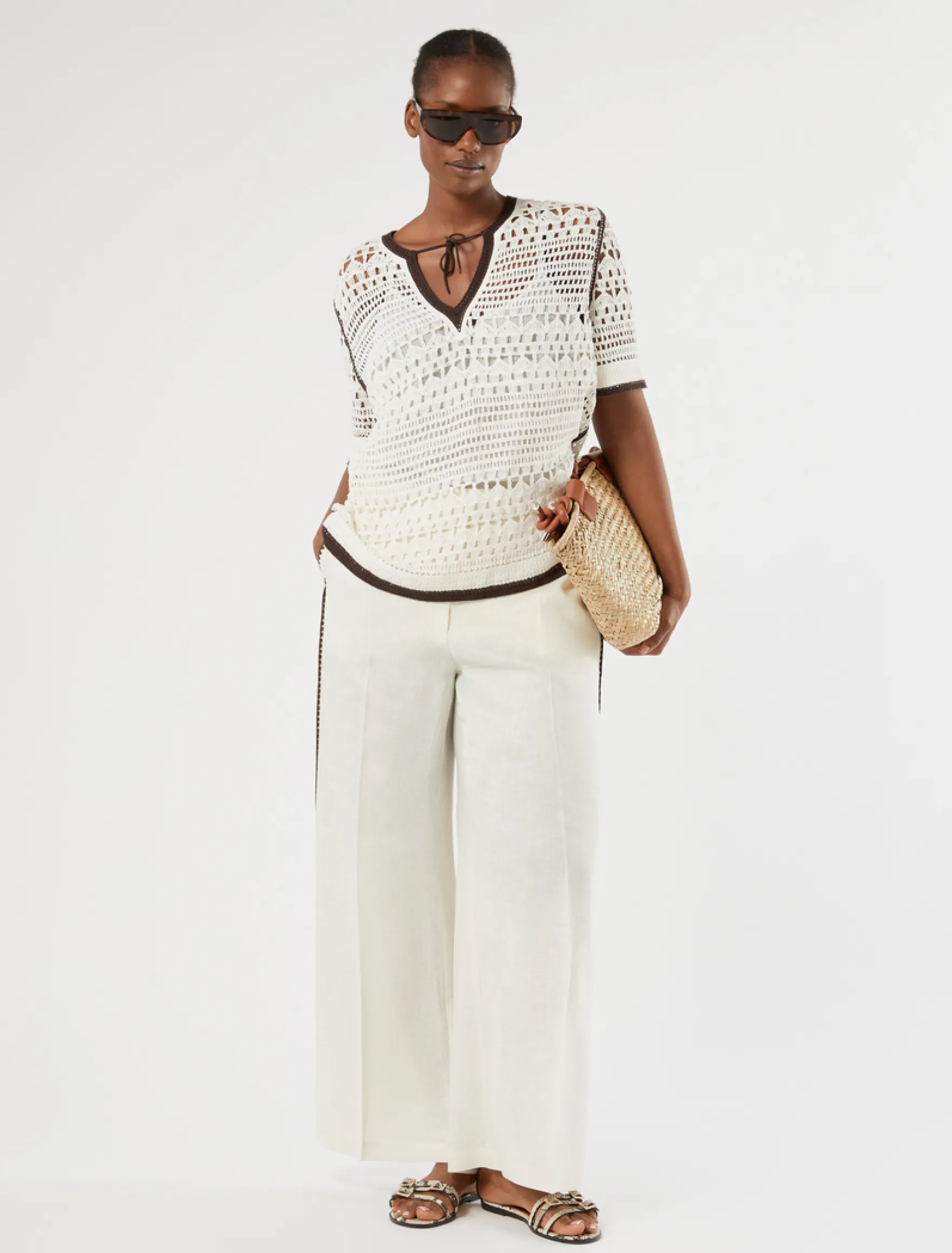 Maglia in cotone - AVORIO