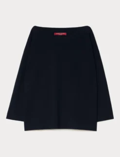 Maglia in cotone e modal - BLU