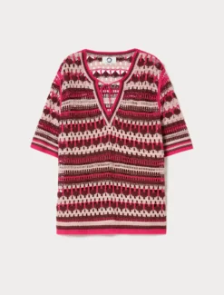 Maglia in cotone - FUXIA