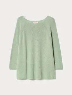 Maglia in cotone - VERDE SALVIA