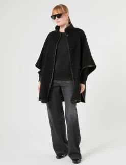 Maglia in filato di misto cotone - NERO