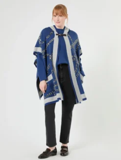 Maglia in lana e cachemire - BLU CINA