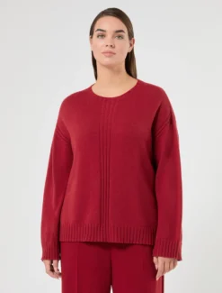 Maglia in misto cachemire - BORDEAUX