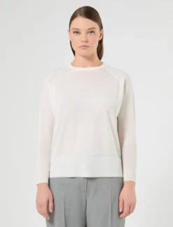 Maglia in pura lana - BIANCO