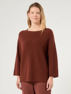Maglia in pura lana - BORDEAUX