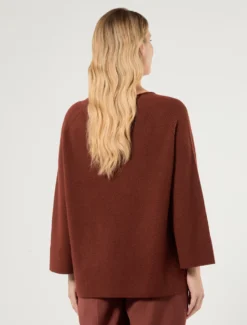 Maglia in pura lana - BORDEAUX