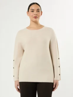 Maglia in pura lana - SABBIA