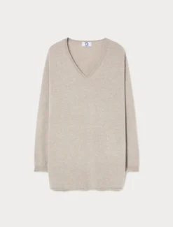 Maglia in puro cachemire - BEIGE