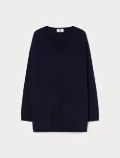 Maglia in puro cachemire - BLU NOTTE