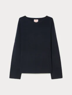 Maglia in puro cotone - BLU NOTTE