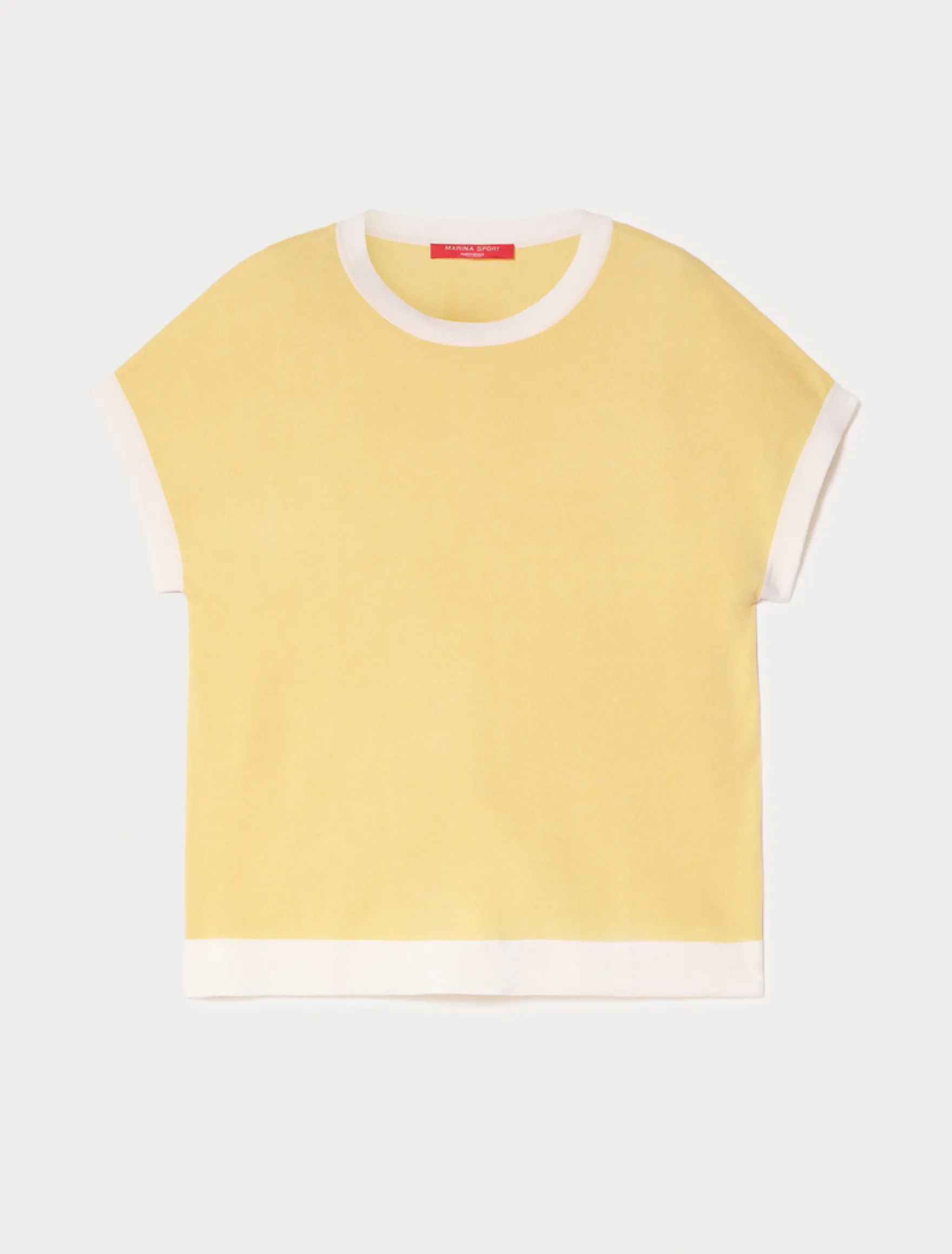 Maglia in seta e cachemire - GIALLO