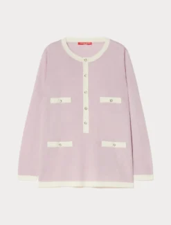 Maglia in seta e cachemire - ROSA