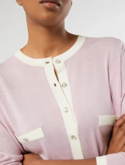 Maglia in seta e cachemire - ROSA