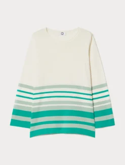 Maglia in seta e cotone - ECRU