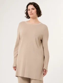 Maglia in viscosa - BEIGE