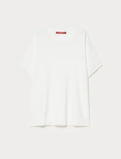 Maglia in viscosa crêpe - AVORIO