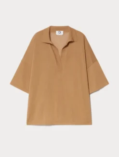 Maglia in viscosa crêpe - BISCOTTO
