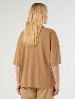 Maglia in viscosa crêpe - BISCOTTO