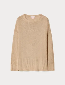 Maglia in viscosa lurex - VANIGLIA