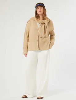 Maglia in viscosa lurex - VANIGLIA