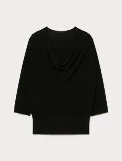 Maglia in viscosa - NERO
