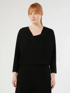 Maglia in viscosa - NERO