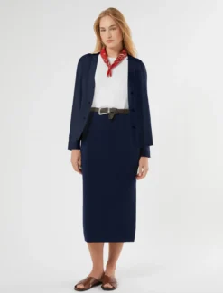 Maglia in viscosa stretch - BIANCO